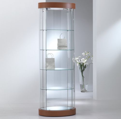 Vetrina contemporanea - 209/OP - Castellani.it srl - con piedi / in vetro / illuminata