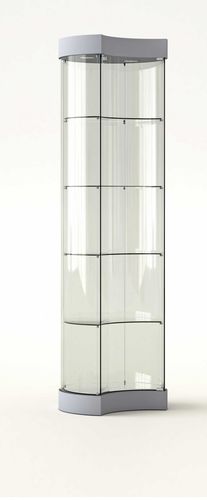 Vetrina contemporanea - 209/ML - Castellani.it srl - con piedi / in vetro / in rovere