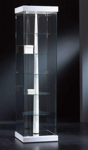 Vetrina contemporanea - 5/G - Castellani.it srl - con piedi / in vetro / in legno laccato