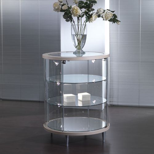Vetrina contemporanea - 203/B - Castellani.it srl - con piedi / in vetro / in rovere