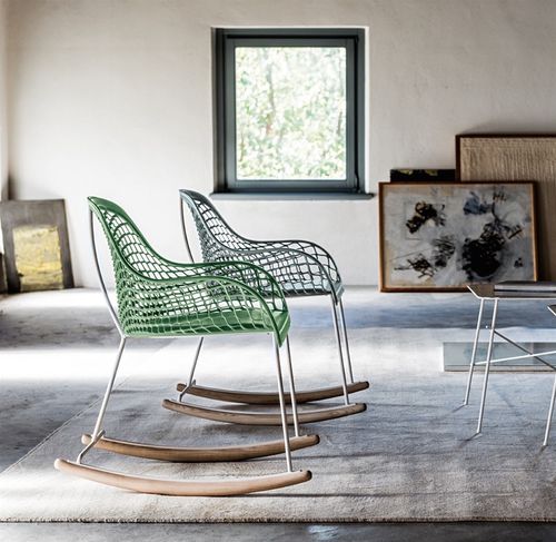 Sedia contemporanea - GUAPA_DOND - Castellani.it srl - da interno / in pelle / con supporto in acciaio