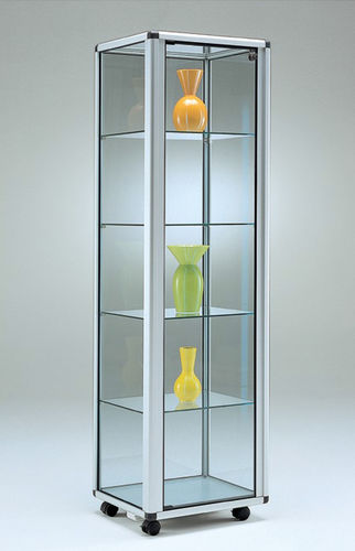 Vetrina contemporanea - SI55 - Castellani.it srl - con piedi / in vetro / in alluminio