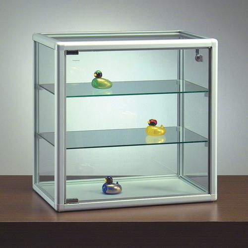 Vetrina contemporanea - MA51 - Castellani.it srl - con piedi / in vetro / in alluminio