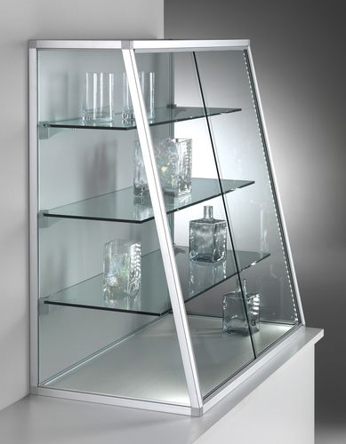 Vetrina contemporanea - C74 - Castellani.it srl - da bancone / in vetro / in alluminio