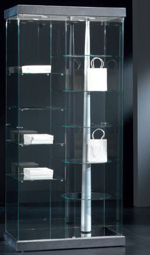 Vetrina contemporanea - 9/G - Castellani.it srl - con piedi / in vetro / in legno laccato