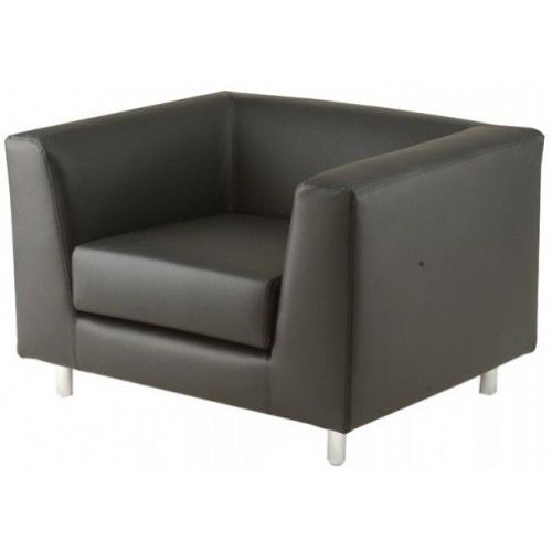 Poltrona contemporanea - QD1 - Castellani.it srl - in ecopelle / bianca