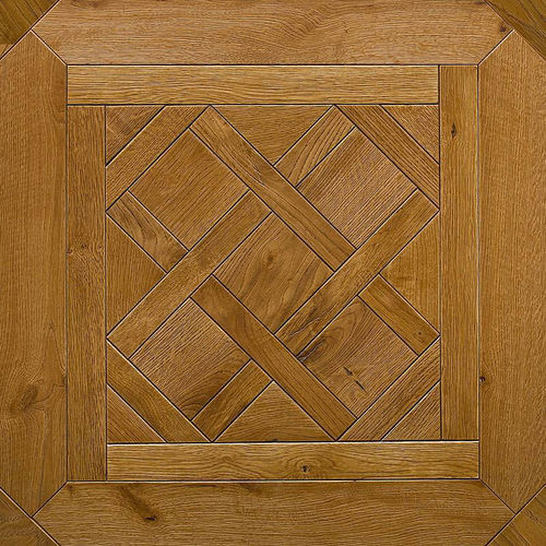 Parquet massello - CASSETTONE VERSAILLES ROVERE CHAMPAGNE PRELEVIGATO VERNICIAT - MONPAR - in rovere / verniciato / da incollare