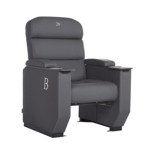 Poltrona per cinema in tessuto - ARES SOFT EASY - Cinearredo Italia - home cinema / grigia / a motore