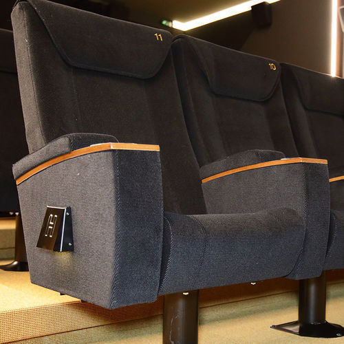 Poltrona per cinema in pelle - KALOS BC - Cinearredo Italia - in legno / in tessuto / home cinema