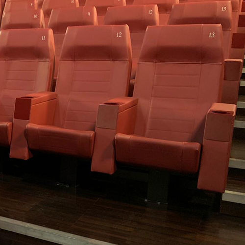 Poltrona per cinema in tessuto - CANDIANI - Cinearredo Italia - in pelle / in legno compensato / in acciaio