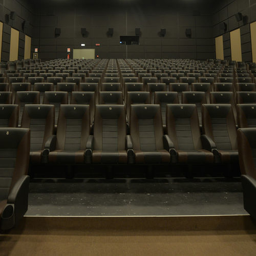 Poltrona per cinema in tessuto - CIAKY - Cinearredo Italia - in ecopelle / home cinema / rossa