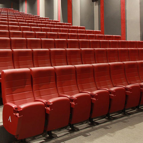 Poltrona per cinema in tessuto - VIENNA - Cinearredo Italia - in pelle / in legno compensato / in lamiera