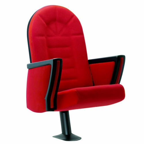 Poltrona per cinema in acciaio - THELMA - Cinearredo Italia - in tessuto / home cinema / rossa