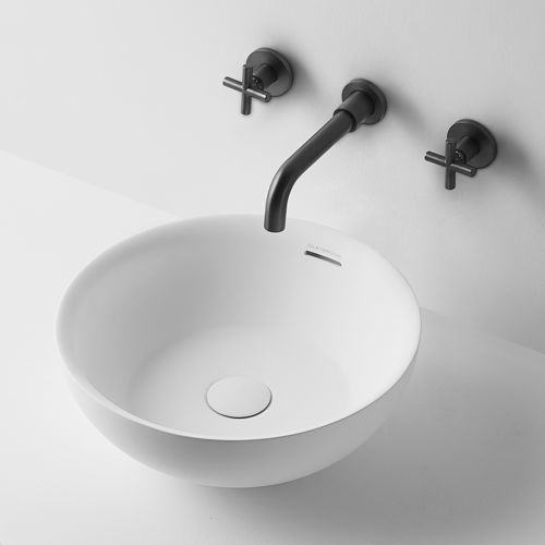 Lavabo da appoggio - OVO - Claybrook interiors - in marmo / in pietra naturale / rotondo