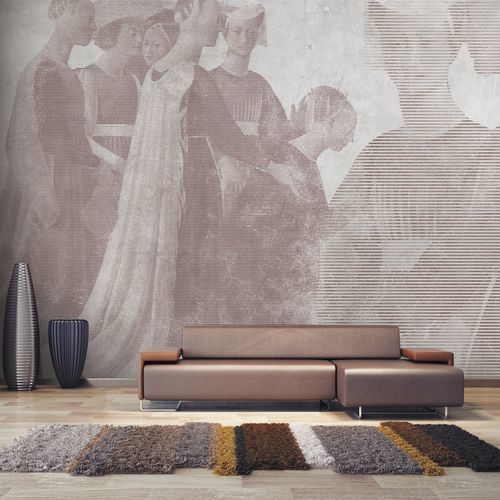 Carta da parati contemporanea - PIERO DELLA FRANCESCA - Skinwall - in tessuto / in vinile / a motivi