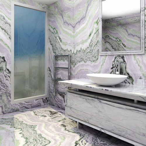 Piastrella in marmo - ELITE DESIGN - Elite Stone - in pietra naturale / in onice / in pietra semipreziosa