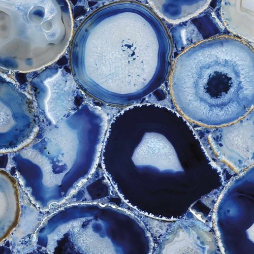 Piastrella in pietra semipreziosa - BLUE AGATE - Elite Stone - da interno / da parete / per pavimento