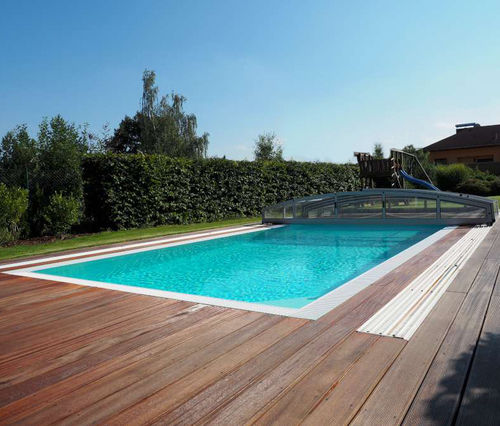 Piscina a straripamento - ALBIXON a.s. - da esterno / interrata / in calcestruzzo