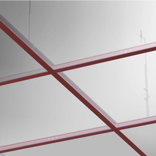 Controsoffitto in metallo - T-24 LAY-ON SYSTEMS - BUTEM METAL - a quadrotte / in pannelli / per camera bianca