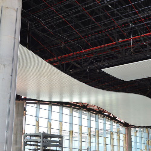 Struttura per soffitto in metallo - FBS SYSTEM - BUTEM METAL - ignifugo / acustico / perforato