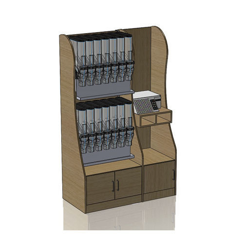 Dispenser per prodotti sfusi ad isola - FD21.051 - Food Dispense - contract