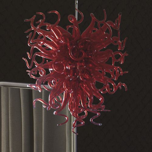 Lampadario contemporaneo - Medusa Fire - Murano Lux - in vetro soffiato / in vetro di Murano / scultura