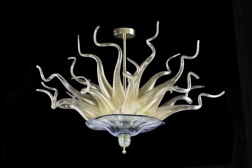 Lampada a sospensione - Medusa - Murano Lux - in vetro soffiato / in vetro di Murano / contemporanea