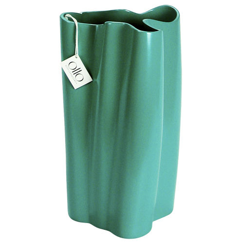 Vaso contemporaneo - D200.082 - Le Présent - in ceramica / verde