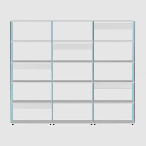 Scaffale modulare - PLUSMINUS 5 X 3 - Faust Linoleum - contemporaneo / in MDF / in lamiera d'acciaio