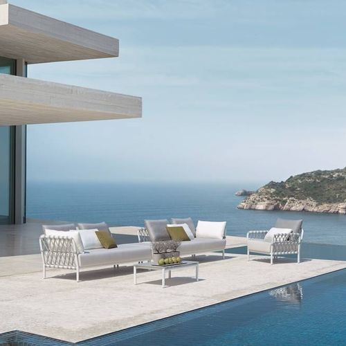 Set lounge da giardino contemporaneo - CARO Lounge - Solpuri - in alluminio / per uso residenziale / professionale