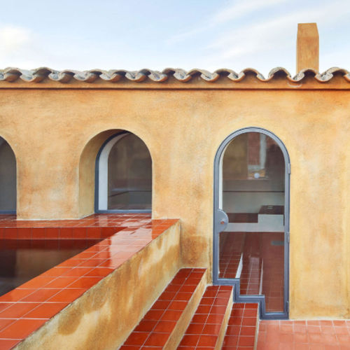 Piastrella esagonale in ceramica - CATALANA - CERAMICA FERRES - finitura opaca / da interno / da esterno