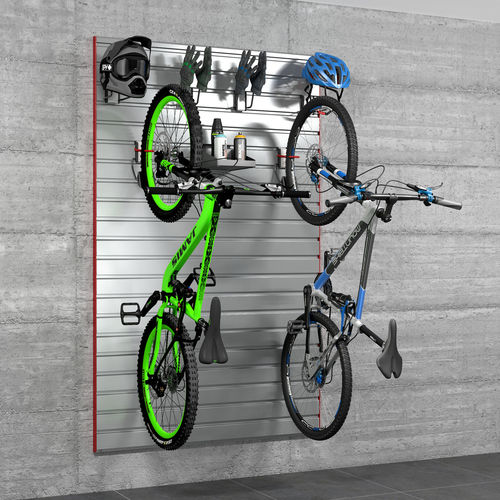 Rastrelliera per biciclette a muro - 18995 - Organigator - garage organizing system - doppia / verticale / per garage