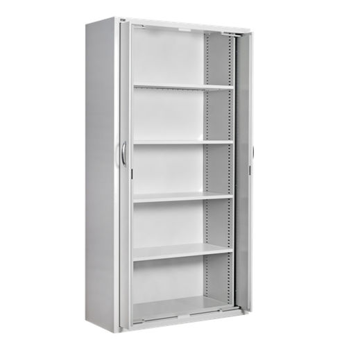 Armadio classificatore alto - KING - Sara - in laminato / in metallo / con sportello battente