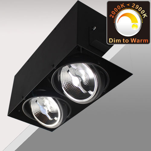 Faretto da incasso a soffitto - ML- RLGL09- DTW - Mascot Group - LED / rettangolare / centrabile