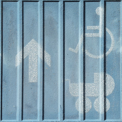 Pavimentazione in terrazzo - MOSAICS PLANAS - da esterno / tattile / per spazio pubblico
