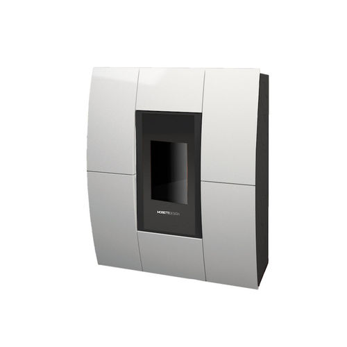 Termostufa a pellet - AQUA 18 - Moretti Design Gruppo - contemporanea / in metallo / in ceramica