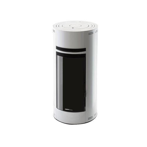 Termostufa a pellet - AQUA 11  - Moretti Design Gruppo - contemporanea / in metallo / in maiolica