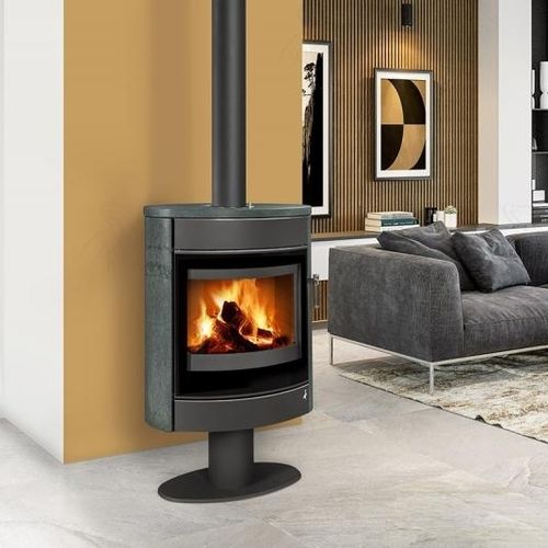 Stufa a legna - SINEOS F SE - Storch Kamine GmbH - 0 - 5 kW / 5 kW...10 kW / con piedi