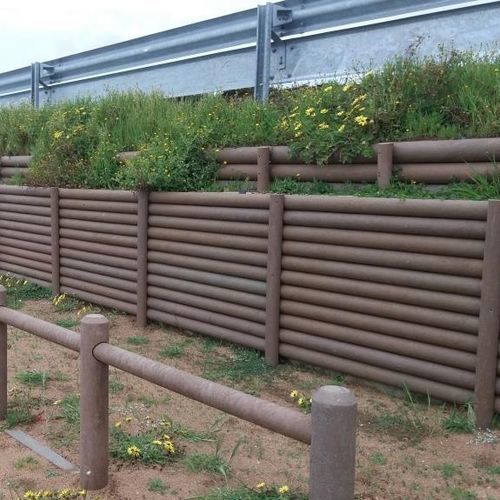 Recinzione a sbarre - Samouqueira - Extruplas - per spazio pubblico / per strade / in plastica riciclata