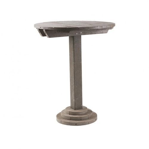 Tavolo alto contemporaneo - Extruplas - in plastica riciclata / con supporto in plastica / con base in materiali riciclati