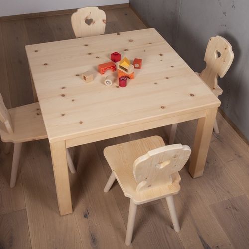 Tavolo per bambini - 1039 - Thöni Josef GmbH - contemporaneo / in pino / con supporto in pino