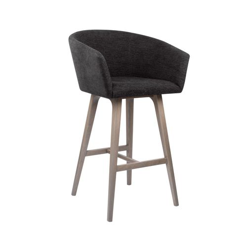 Sedia alta contemporanea - 8114 ALG10 - Thöni Josef GmbH - da interno / in tessuto / con supporto in faggio