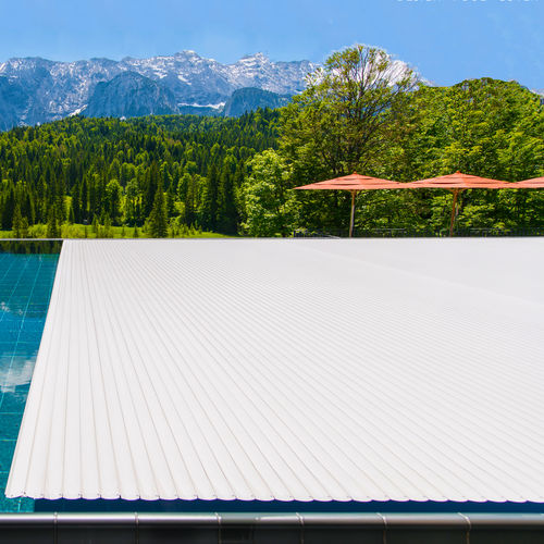 Protezione per piscina a tapparella - UNTERFLUR - Rollo Solar - automatica / di sicurezza