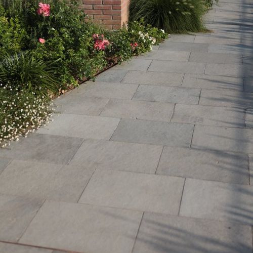 Pavimento in calcare - KOTA BLU - jaipur pietre - per esterni / per ingresso / per spazio pubblico