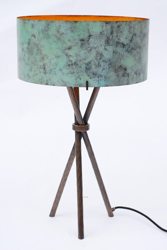 Lampada da tavolo - CROISETTE - Atelier Stefan Leo - in bronzo / contemporanea / con cavo