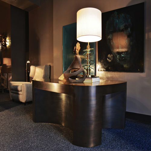 Scrivania contemporanea - LUTETIA - Atelier Stefan Leo - in bronzo