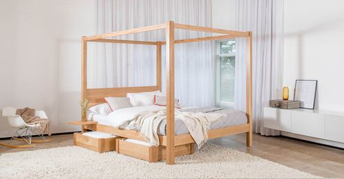 Letto a baldacchino - CLASSIC - Get Laid Beds - matrimoniale / contemporaneo / con comodini