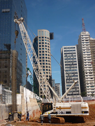 Gru idraulica - SC-70 HD  - SOILMEC S.P.A. - cingolata / per cantiere di costruzione / di sollevamento
