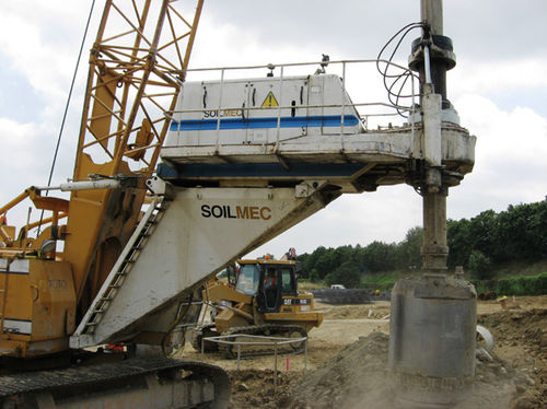 Perforatrice con motore diesel - RT3-ST  - SOILMEC S.P.A. - fondo foro / per cantiere di costruzione / per pali di fondazione