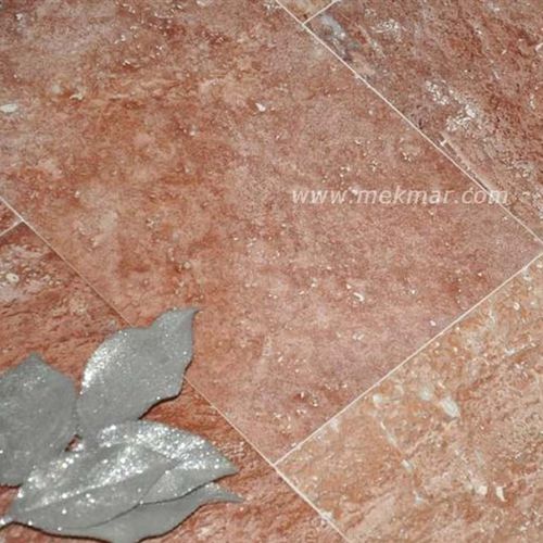 Piastrella in travertino - Mekmar - da interno / da pavimento / rettangolare